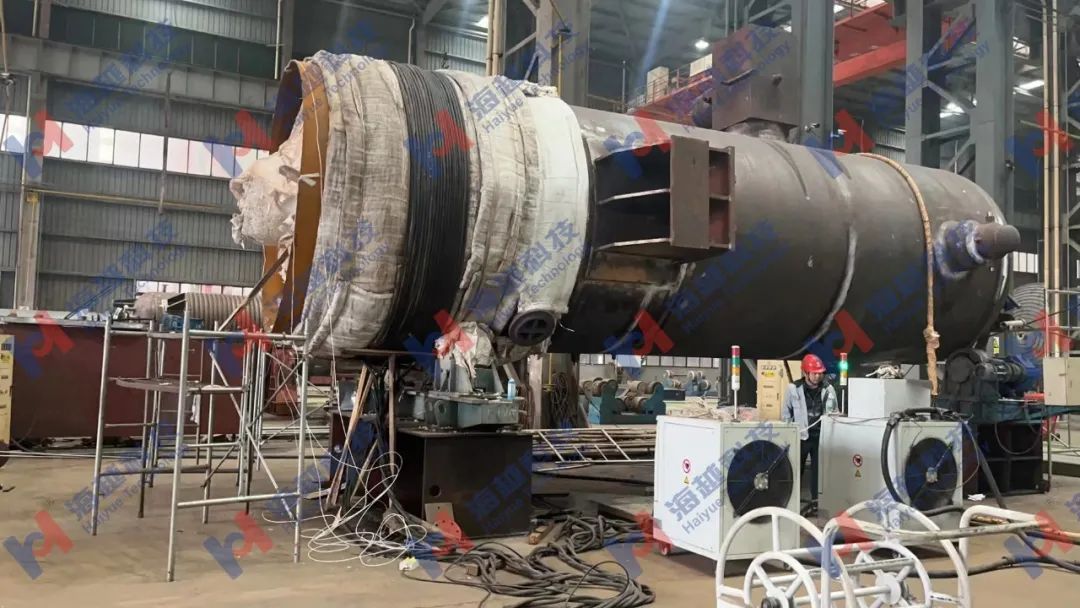 直徑2750mm，壁厚110mm，熱處理溫度760±10℃